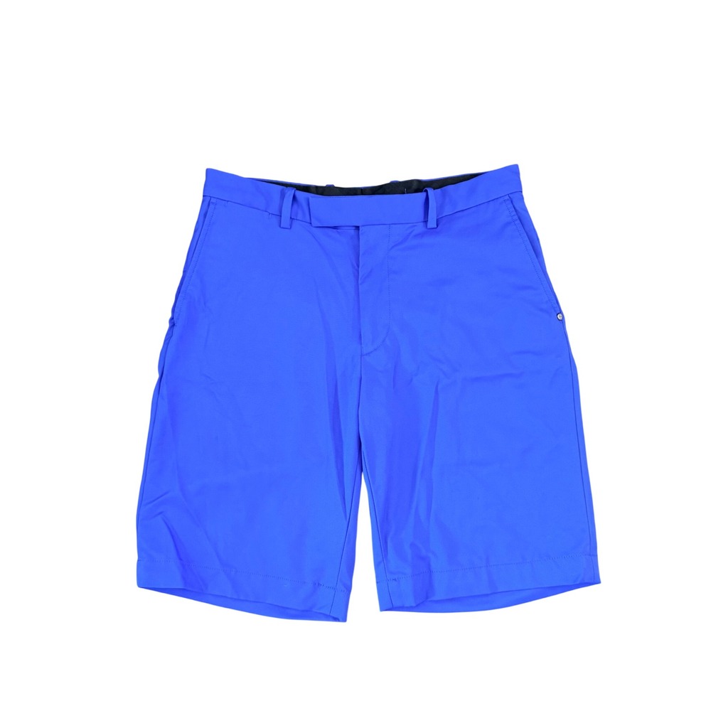 RLX Ralph Lauren‎ Golf Shorts Mens 31 Cobalt Blue Performance Flat Front stretch